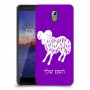 טלה כיסוי מגן קשיח בעיצוב אישי עם השם שלך ל Nokia 3.1 יחידה אחת סקרין מובייל