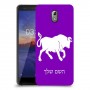 שור כיסוי מגן קשיח בעיצוב אישי עם השם שלך ל Nokia 3.1 יחידה אחת סקרין מובייל