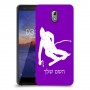 סקִי כיסוי מגן קשיח בעיצוב אישי עם השם שלך ל Nokia 3.1 יחידה אחת סקרין מובייל