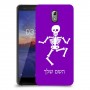 שלד כיסוי מגן קשיח בעיצוב אישי עם השם שלך ל Nokia 3.1 יחידה אחת סקרין מובייל