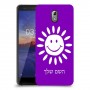 שמש כיסוי מגן קשיח בעיצוב אישי עם השם שלך ל Nokia 3.1 יחידה אחת סקרין מובייל