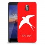 ציפור לבלוע כיסוי מגן קשיח בעיצוב אישי עם השם שלך ל Nokia 3.1 יחידה אחת סקרין מובייל