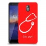 רופא סטטוסקופ כיסוי מגן קשיח בעיצוב אישי עם השם שלך ל Nokia 3.1 יחידה אחת סקרין מובייל