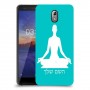 יוגה כיסוי מגן קשיח בעיצוב אישי עם השם שלך ל Nokia 3.1 יחידה אחת סקרין מובייל