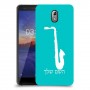 סקספון כיסוי מגן קשיח בעיצוב אישי עם השם שלך ל Nokia 3.1 יחידה אחת סקרין מובייל