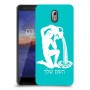 דלי כיסוי מגן קשיח בעיצוב אישי עם השם שלך ל Nokia 3.1 יחידה אחת סקרין מובייל