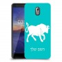 שור כיסוי מגן קשיח בעיצוב אישי עם השם שלך ל Nokia 3.1 יחידה אחת סקרין מובייל