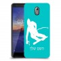 סקִי כיסוי מגן קשיח בעיצוב אישי עם השם שלך ל Nokia 3.1 יחידה אחת סקרין מובייל
