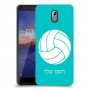 כדורעף - כדור כיסוי מגן קשיח בעיצוב אישי עם השם שלך ל Nokia 3.1 יחידה אחת סקרין מובייל