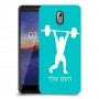 הרמת משקולות כיסוי מגן קשיח בעיצוב אישי עם השם שלך ל Nokia 3.1 יחידה אחת סקרין מובייל