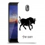 שור כיסוי מגן קשיח בעיצוב אישי עם השם שלך ל Nokia 3.1 יחידה אחת סקרין מובייל
