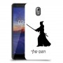 סמוראי כיסוי מגן קשיח בעיצוב אישי עם השם שלך ל Nokia 3.1 יחידה אחת סקרין מובייל
