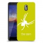 עכביש כיסוי מגן קשיח בעיצוב אישי עם השם שלך ל Nokia 3.1 יחידה אחת סקרין מובייל