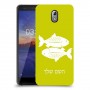 דגים כיסוי מגן קשיח בעיצוב אישי עם השם שלך ל Nokia 3.1 יחידה אחת סקרין מובייל