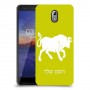 שור כיסוי מגן קשיח בעיצוב אישי עם השם שלך ל Nokia 3.1 יחידה אחת סקרין מובייל