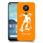 ילד סקייטבורד כיסוי מגן קשיח בעיצוב אישי עם השם שלך ל Nokia 3.4 יחידה אחת סקרין מובייל
