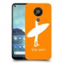 גלישה כיסוי מגן קשיח בעיצוב אישי עם השם שלך ל Nokia 3.4 יחידה אחת סקרין מובייל