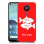 דגים כיסוי מגן קשיח בעיצוב אישי עם השם שלך ל Nokia 3.4 יחידה אחת סקרין מובייל