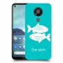 דגים כיסוי מגן קשיח בעיצוב אישי עם השם שלך ל Nokia 3.4 יחידה אחת סקרין מובייל