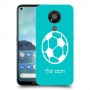 כדורגל - כדור כיסוי מגן קשיח בעיצוב אישי עם השם שלך ל Nokia 3.4 יחידה אחת סקרין מובייל