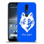 זאב כיסוי מגן קשיח בעיצוב אישי עם השם שלך ל Nokia 4.2 יחידה אחת סקרין מובייל