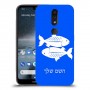 דגים כיסוי מגן קשיח בעיצוב אישי עם השם שלך ל Nokia 4.2 יחידה אחת סקרין מובייל