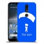 צניחה חופשית כיסוי מגן קשיח בעיצוב אישי עם השם שלך ל Nokia 4.2 יחידה אחת סקרין מובייל