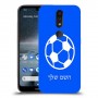 כדורגל - כדור כיסוי מגן קשיח בעיצוב אישי עם השם שלך ל Nokia 4.2 יחידה אחת סקרין מובייל