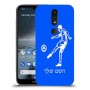 שחקן כדורגל כיסוי מגן קשיח בעיצוב אישי עם השם שלך ל Nokia 4.2 יחידה אחת סקרין מובייל