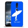 גלישה כיסוי מגן קשיח בעיצוב אישי עם השם שלך ל Nokia 4.2 יחידה אחת סקרין מובייל