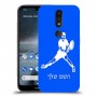 שחקן טניס כיסוי מגן קשיח בעיצוב אישי עם השם שלך ל Nokia 4.2 יחידה אחת סקרין מובייל