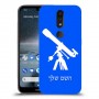 טלסקופ כיסוי מגן קשיח בעיצוב אישי עם השם שלך ל Nokia 4.2 יחידה אחת סקרין מובייל