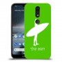 גלישה כיסוי מגן קשיח בעיצוב אישי עם השם שלך ל Nokia 4.2 יחידה אחת סקרין מובייל