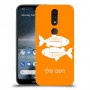 דגים כיסוי מגן קשיח בעיצוב אישי עם השם שלך ל Nokia 4.2 יחידה אחת סקרין מובייל