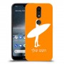 גלישה כיסוי מגן קשיח בעיצוב אישי עם השם שלך ל Nokia 4.2 יחידה אחת סקרין מובייל