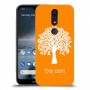 עץ כיסוי מגן קשיח בעיצוב אישי עם השם שלך ל Nokia 4.2 יחידה אחת סקרין מובייל