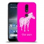 זברה כיסוי מגן קשיח בעיצוב אישי עם השם שלך ל Nokia 4.2 יחידה אחת סקרין מובייל