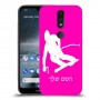 סקִי כיסוי מגן קשיח בעיצוב אישי עם השם שלך ל Nokia 4.2 יחידה אחת סקרין מובייל