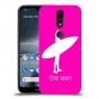 גלישה כיסוי מגן קשיח בעיצוב אישי עם השם שלך ל Nokia 4.2 יחידה אחת סקרין מובייל