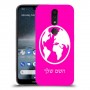 עולם כיסוי מגן קשיח בעיצוב אישי עם השם שלך ל Nokia 4.2 יחידה אחת סקרין מובייל