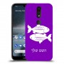 דגים כיסוי מגן קשיח בעיצוב אישי עם השם שלך ל Nokia 4.2 יחידה אחת סקרין מובייל