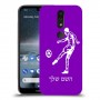 שחקן כדורגל כיסוי מגן קשיח בעיצוב אישי עם השם שלך ל Nokia 4.2 יחידה אחת סקרין מובייל