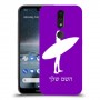 גלישה כיסוי מגן קשיח בעיצוב אישי עם השם שלך ל Nokia 4.2 יחידה אחת סקרין מובייל