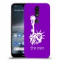 פסל החירות כיסוי מגן קשיח בעיצוב אישי עם השם שלך ל Nokia 4.2 יחידה אחת סקרין מובייל