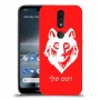 זאב כיסוי מגן קשיח בעיצוב אישי עם השם שלך ל Nokia 4.2 יחידה אחת סקרין מובייל