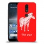 זברה כיסוי מגן קשיח בעיצוב אישי עם השם שלך ל Nokia 4.2 יחידה אחת סקרין מובייל