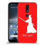 סמוראי כיסוי מגן קשיח בעיצוב אישי עם השם שלך ל Nokia 4.2 יחידה אחת סקרין מובייל
