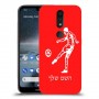 שחקן כדורגל כיסוי מגן קשיח בעיצוב אישי עם השם שלך ל Nokia 4.2 יחידה אחת סקרין מובייל