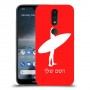 גלישה כיסוי מגן קשיח בעיצוב אישי עם השם שלך ל Nokia 4.2 יחידה אחת סקרין מובייל