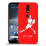 שחקן טניס כיסוי מגן קשיח בעיצוב אישי עם השם שלך ל Nokia 4.2 יחידה אחת סקרין מובייל
